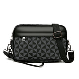 Patterned PU Leather Mini Shoulder Bag – Compact Crossbody & Everyday Phone Clutch