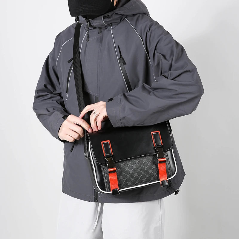 Soft PU Leather Flap Satchel – High-Quality Casual Shoulder & Everyday Messenger Bag