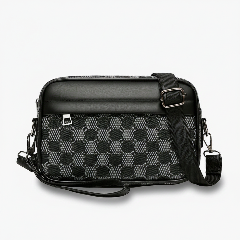 Patterned PU Leather Mini Shoulder Bag – Compact Crossbody & Everyday Phone Clutch